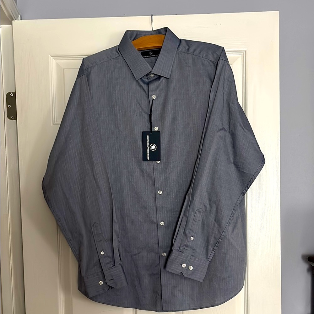 Men's Gray Dress Shirt